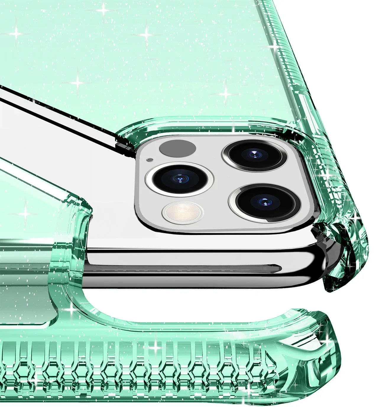 Itskins Hybrid Spark iPhone 12 & 12 Pro Case - Tiffany Green - Tashqila Itskins Hybrid Spark iPhone 12 & 12 Pro Case - Tiffany Green - Tashqila
